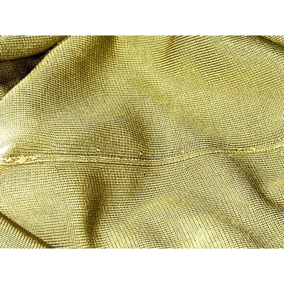 Dana Buchman Petite Medium Green All Silk Collared Sweater Quiet Luxury Chic Top - Picture 9 of 10